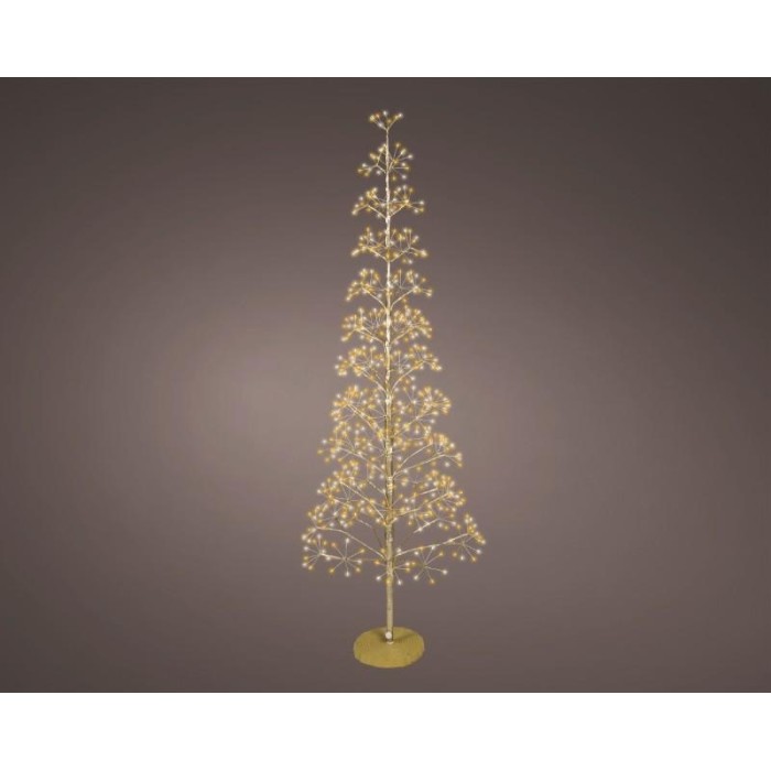 ALBERO METALLO ORO 624 LED H.150